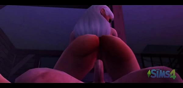  Sims 4 - Nice blowjob by my ex girlfriend at home